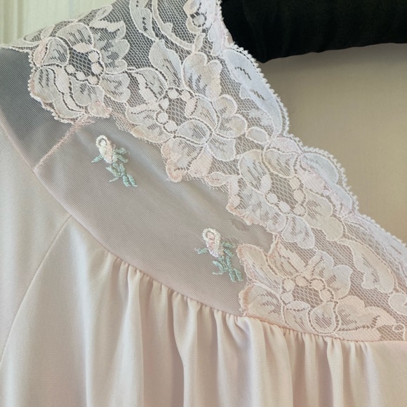 Vintage Shadowline Pink Robe Large - Picture 2 of 11